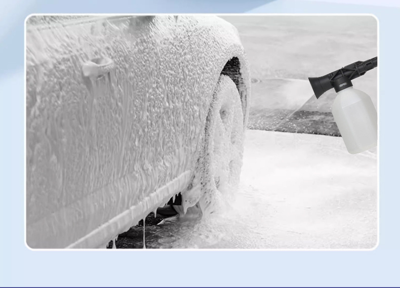 Household Car Washer High Pressure Water Gun Portable 22 Easy Grip Carwash Rechargeable Lithium Battery Outdoor Cleaning