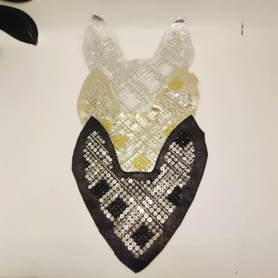 [Воротник] Производитель напрямую поставляют бисер сетчатый воротник Женское платье Свадебный топ с круглым вырезом Аксессуары YL06