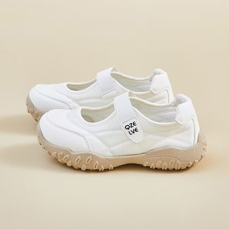 Velcro zapatos individuales 2025 verano nuevos zapatos mujer suela gruesa deportes zapatos casuales huecos boca baja zapatos de papá mujeres