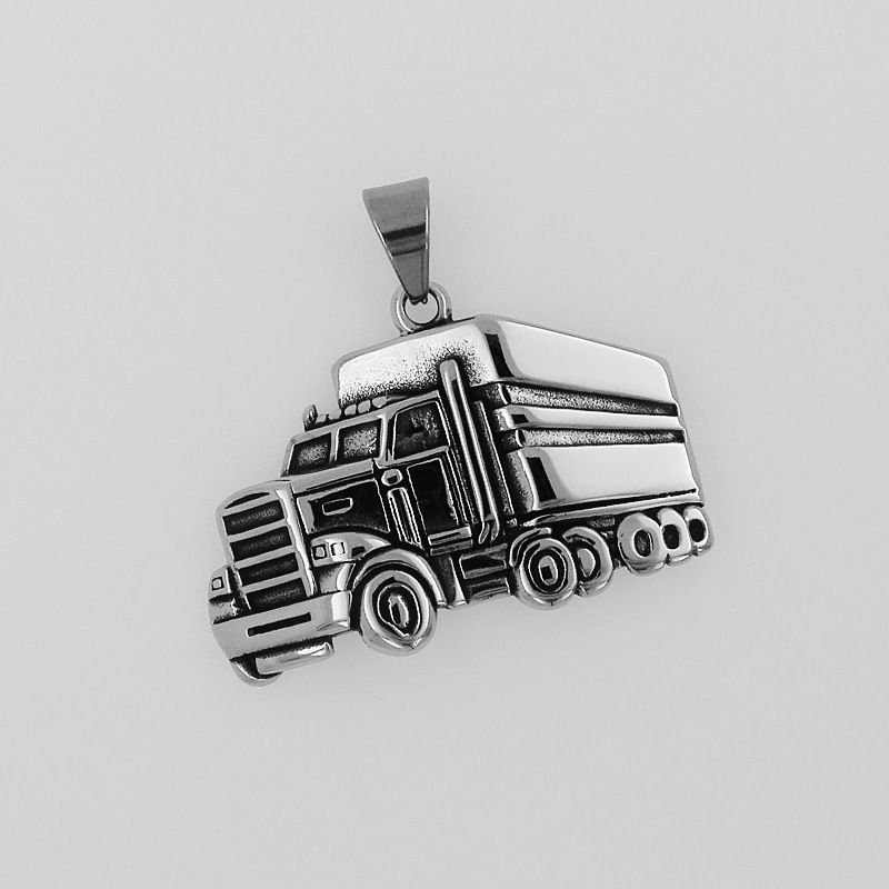 Car Pattern Polishing Design 1 Piece 32mm 304 Stainless Steel Car Pendant