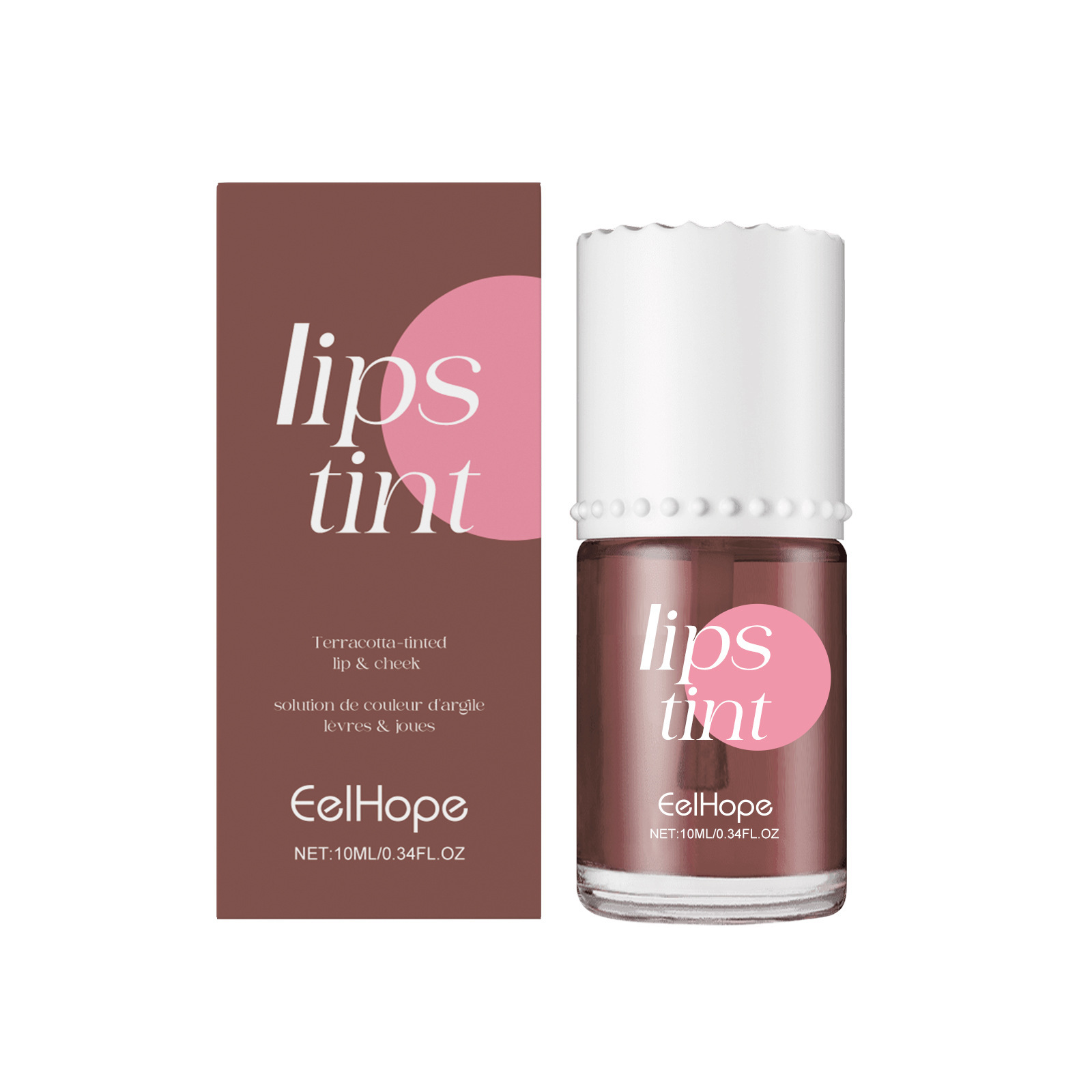 EELHOPE lips and cheeks water lubricant (nudo melocotón), color ligero, maquillaje y lubricante.