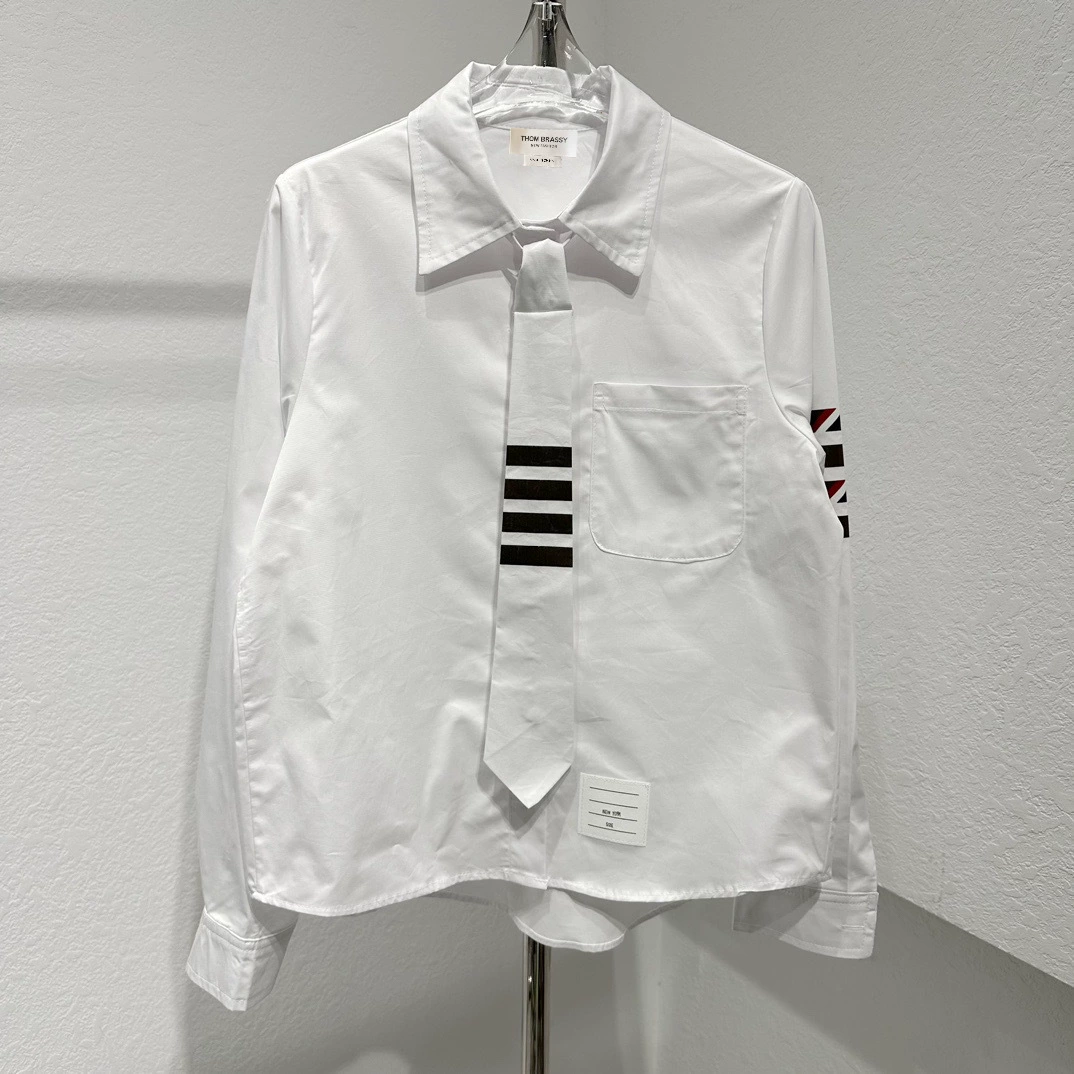 8863TB галстук-рубашка в полоску