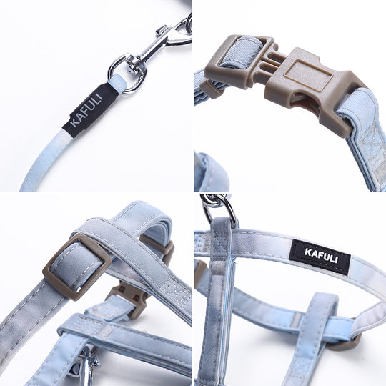 Cat leash gradient pet cat leash I-strap suit cat leash pet supplies wholesale