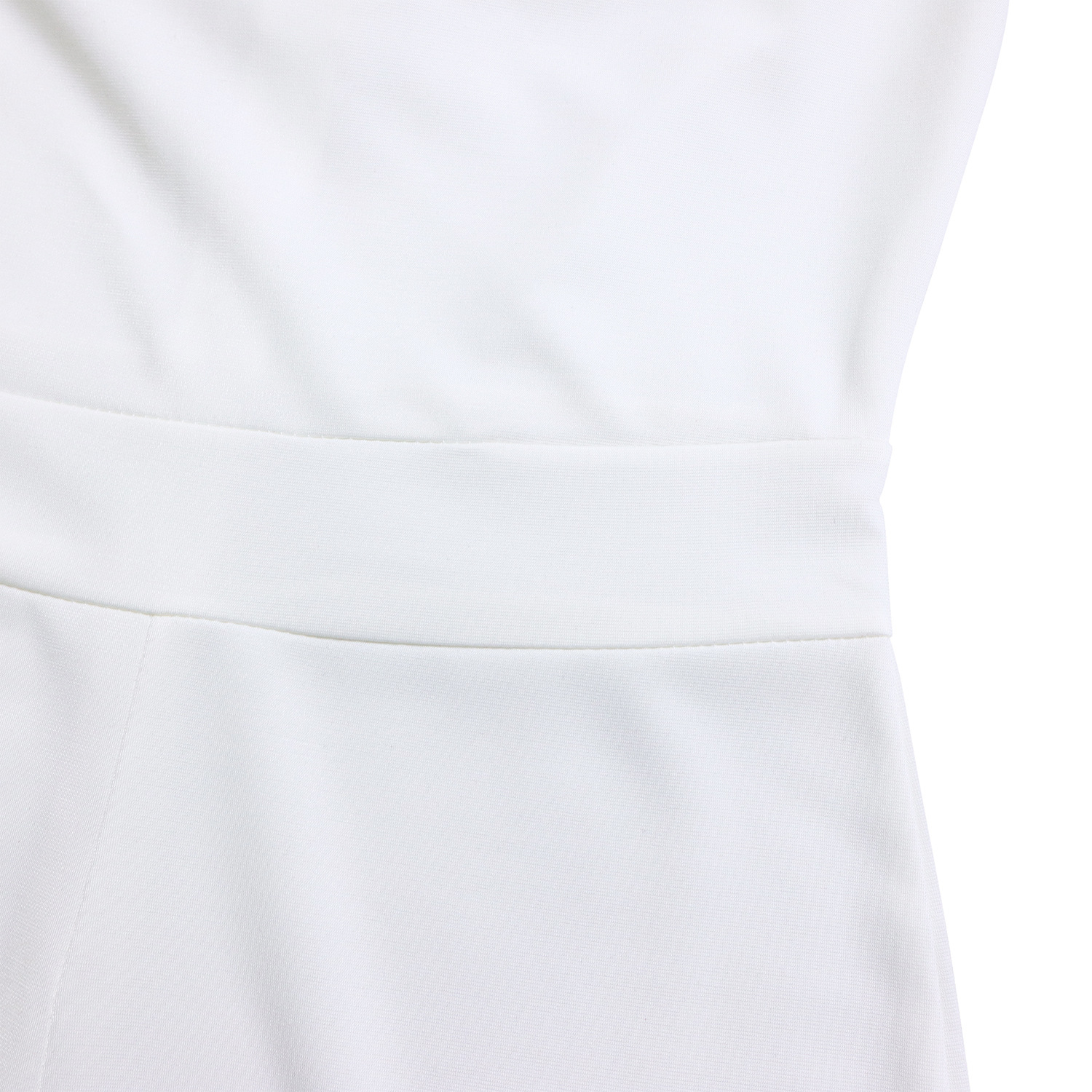 abbigliamento donna sexy attillato tinta unita monospalla arricciato spalle scoperte manica corta tuta commercio estero_voghion.com