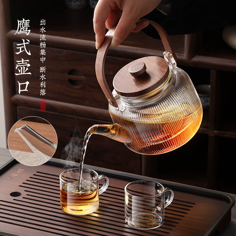 Glass teapot, tea set, 2025 volume, new collection