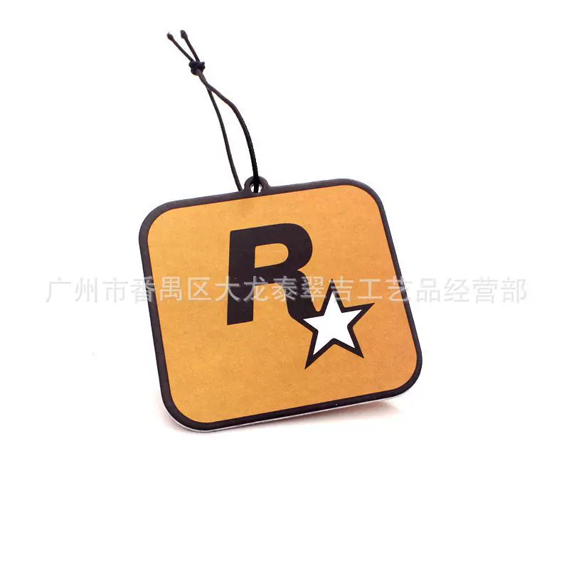 R星持久香氛装饰车内除异味汽车香片挂件持久淡香车载香水香熏片
