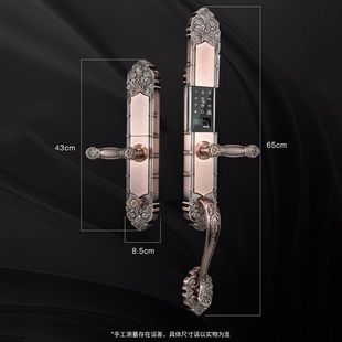 Villa door fingerprint lock double -door password lock European -style smart lock home anti -theft door electronic lock