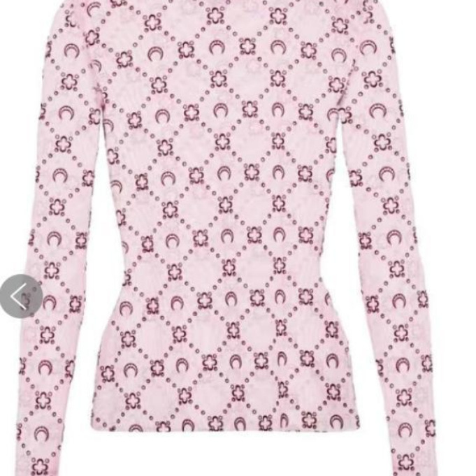 핑크와 퍼플 플로킹 [하의 셔츠]