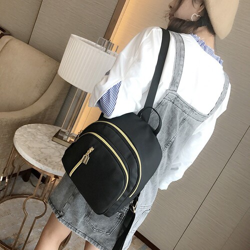 Oxford cloth backpack women's  new trendy Korean version fashion versatile travel small backpack ultra-light mini women's bag
