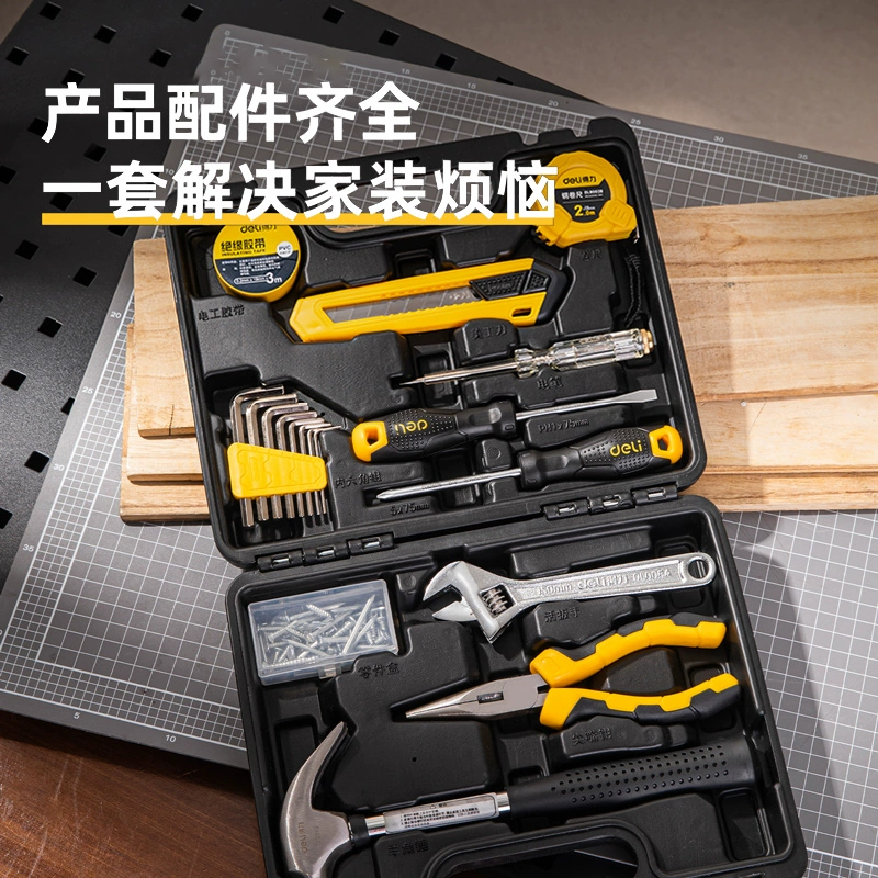 Electric set for repair, screwdriver, wrench, flashlight
