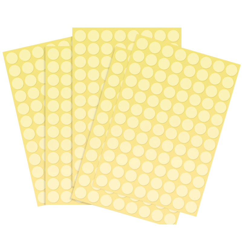 Pegatinas de sellado redondas transparentes extraíbles Pegatinas de sellado sin costuras Pegatinas de puntos sin dejar marcas Pegatinas adhesivas transparentes