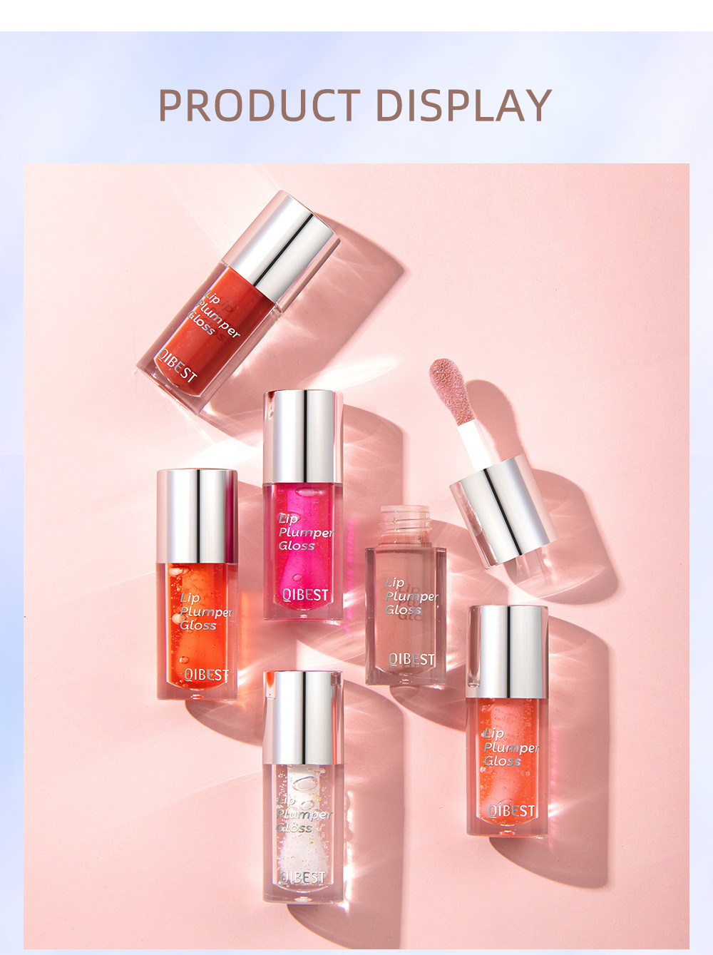 Carina QIBEST – miroir Transparent à l'huile, verre glacé à l'eau pour fille et hydratant, tasse antiadhésive longue durée, maquillage pour les lèvres au miel_voghion.com