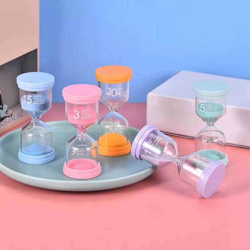 Sandglass ornament timer for children 5/10/30/60 minutes time-flow sand bottle for resale