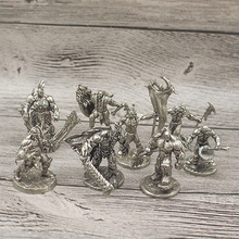 做旧复古实心白铜蛮族部落战士蛮人兵人模型手办桌游棋子摆件男生