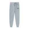 Light gray pants + black label