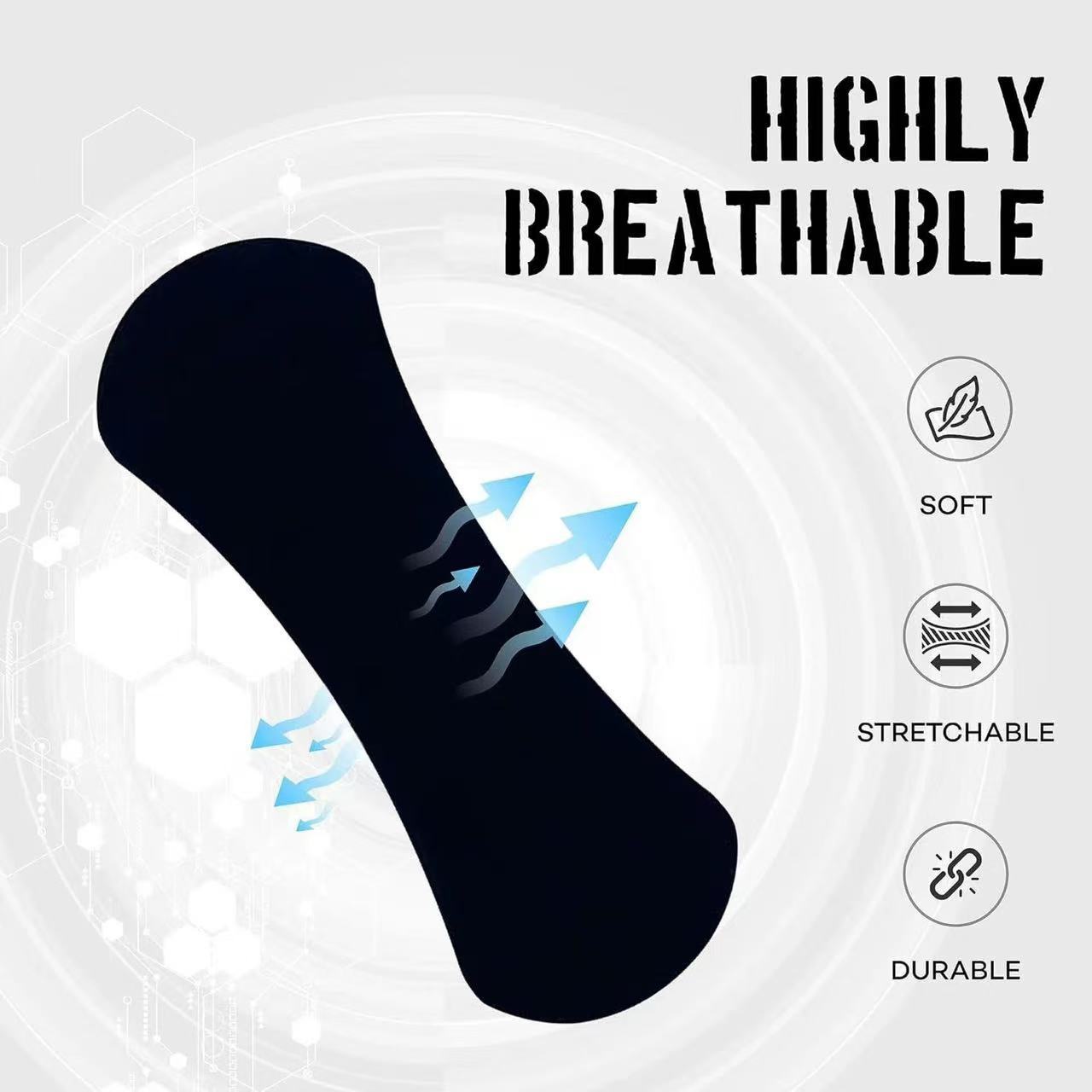 Cross-Border Direct Supply Nasenstrips für Erwachsene aus Vliesstoff Ovale atmungsaktive Sport-Nasenstrips SportsNoseStrip