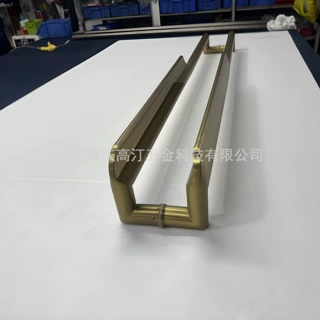 厂家定制不锈钢大门拉手加厚简约暗金色轻奢酒店门把手入户门拉手