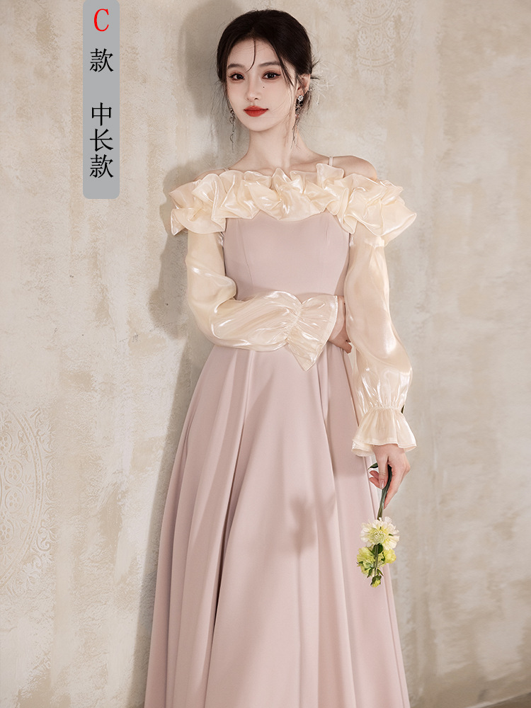 Lotus root pink c mid-length