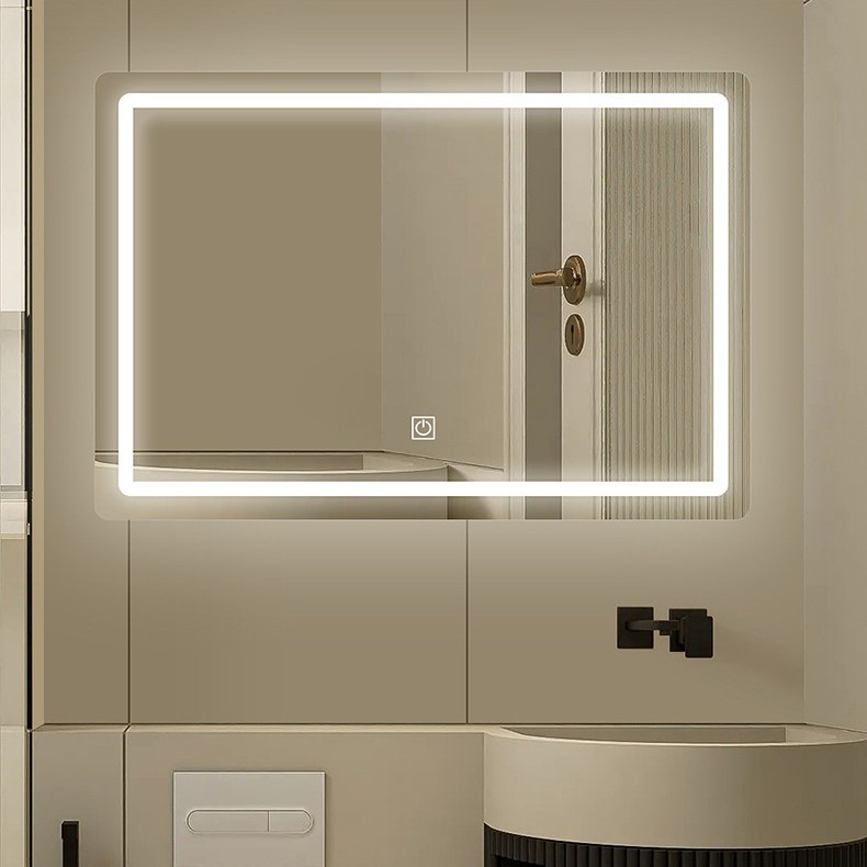 Oem Smart Bathroom Mirror Home Toilet Bathroom Bathroom Mirror Hotel Punch-Free Dressing Mirror Manufacturer