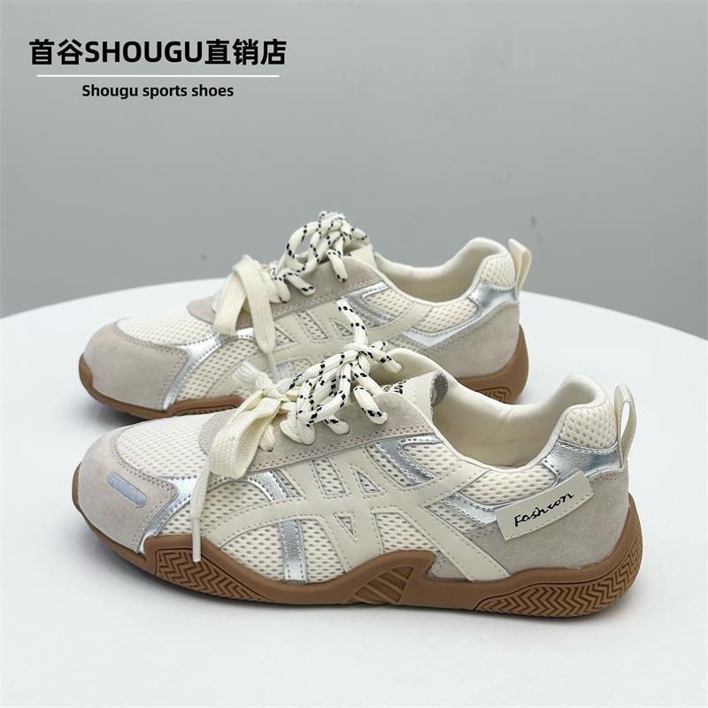 Shougu の人気のメッシュ通気性トレーニングシューズ女性用 2025 夏の新しい厚底通気性多用途で蒸れないカジュアルシューズ|undefined