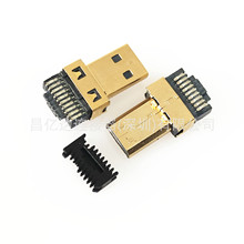 MICRO HDMI����ʽ19PIN���^ �ԄӺ������A �⚤僽�
