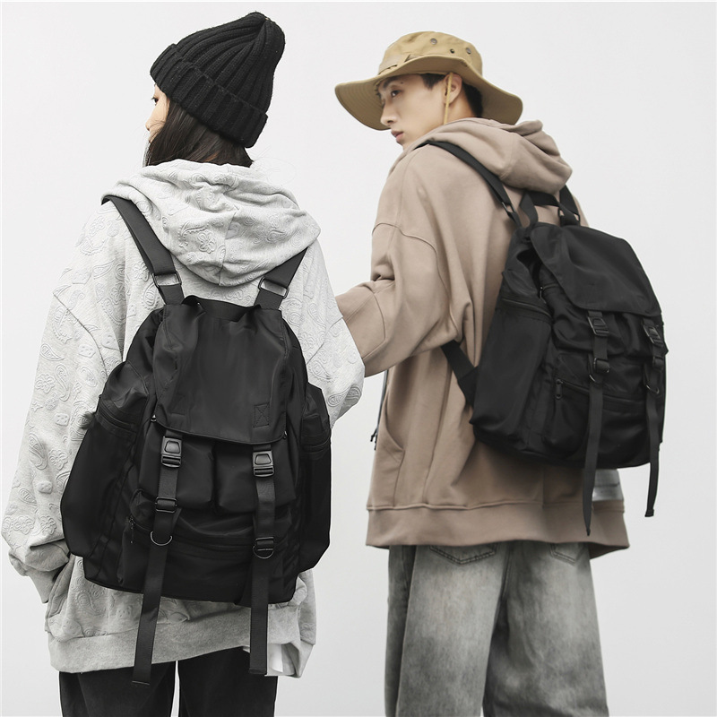 Ny trendminimalistisk datorryggsäck med stänksäker resväska med stor kapacitet, multifunktionell ryggsäck, ryggsäck i neutral stil_voghion.com