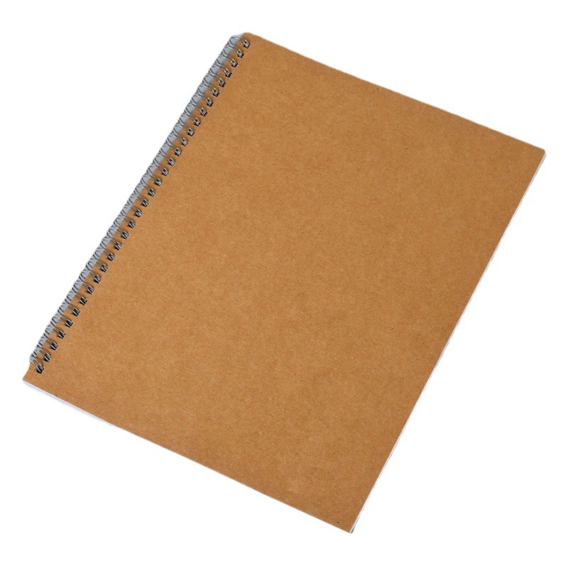 Оптовая продажа тетрадь из воловьей кожи A5/B5 катушка тетради тетрадь горизонтальная линия квадратная точечная матричная сетка может печатать логотип