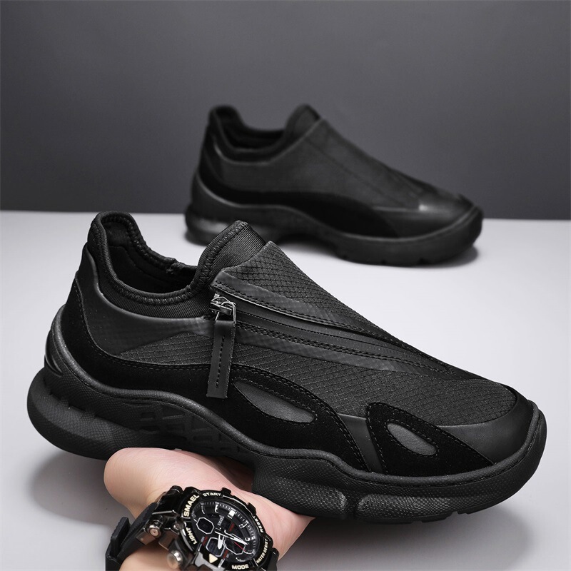 New Retro Classic Zipper Hiking Shoes for Men Cross-Border Hot-Selling Mesh Comfortable and Breathable Casual Men's Sports Shoes New Retro Classic Zipper Hiking Shoes for Men Cross-Border Hot-Selling Mesh Comfortable and Breathable Casual Men's Sports Shoes