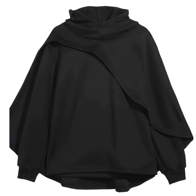 Горячие продажи плюс размер свитер с капюшоном повседневный плащ пуловер осень-зима новый свободный топ Amazon