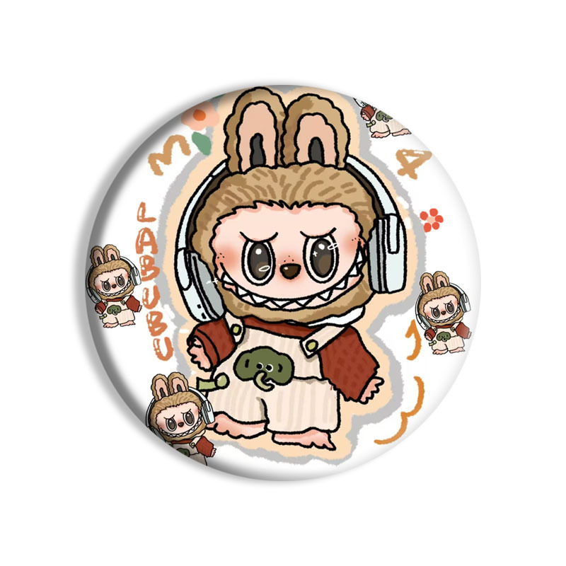 labubu かわいい漫画アニメーション周辺クリエイティブキャラクターバッジ|undefined