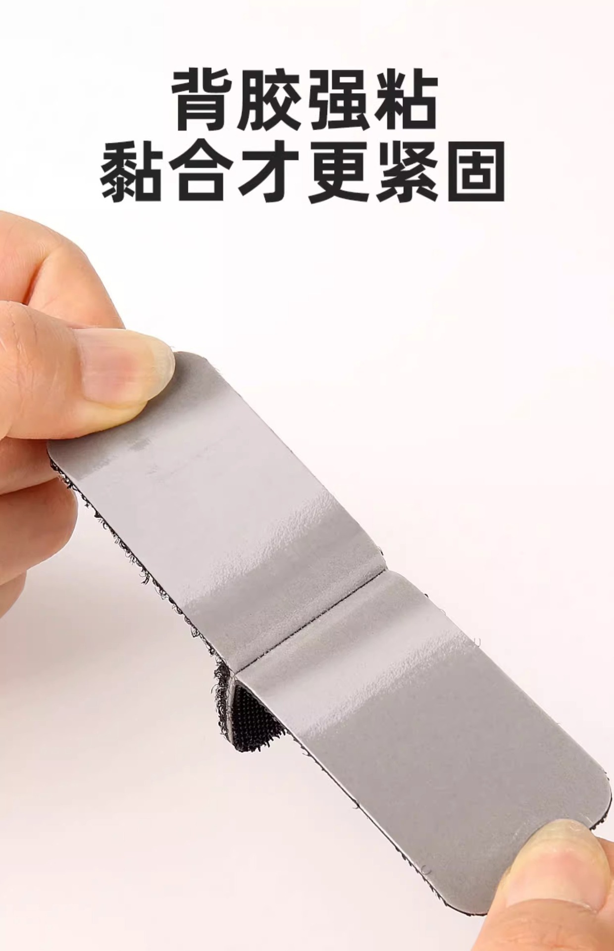 Velcro patches, high-viscosity, for car floor mats and trunk liners, providing non-slip fixation and seamless adhesion with double-sided adhesive