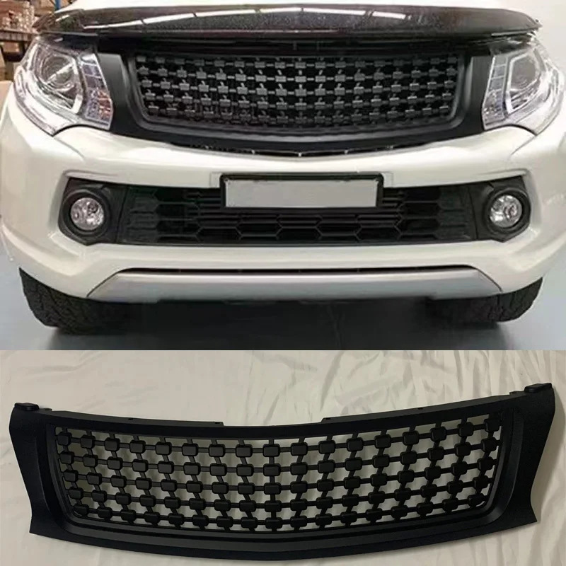 Suitable for Mitsubishi Triton L200 2015-2018 Modified Front Grille Led Light Off-Road Pickup Truck