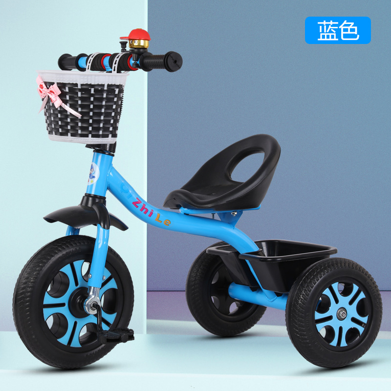 Pedales plegables del triciclo de los niños 1-3-6 años de la bicicleta de los niños cochecito de bebé bicicleta de la bicicleta del bebé