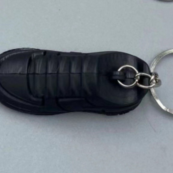 Mini zapato modelo llavero Fuerza Aérea 1 3D llavero bolso accesorios colgante llavero