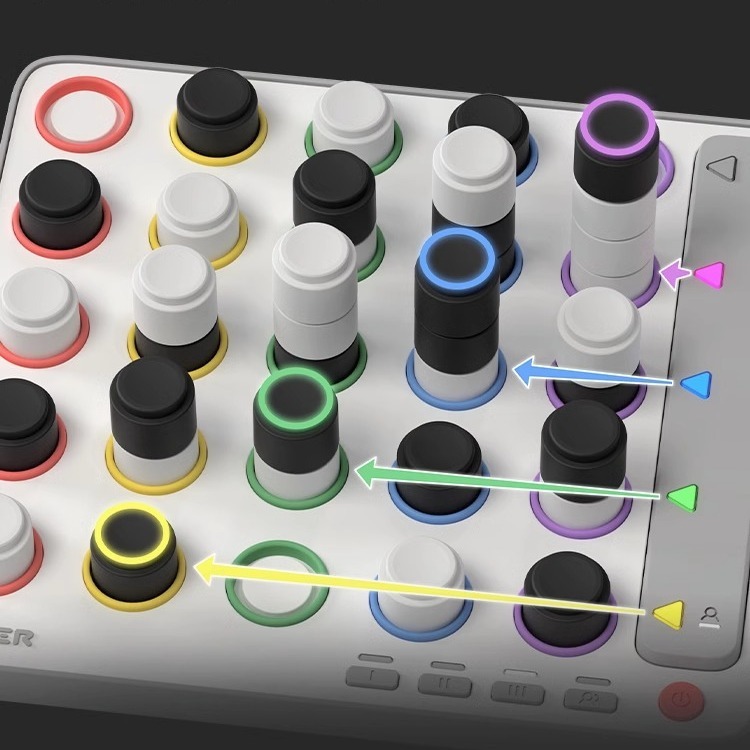 GiiKER レインボー Jike 4 ピース教育組立玩具子供の論理的思考親子インタラクティブゲーム|undefined