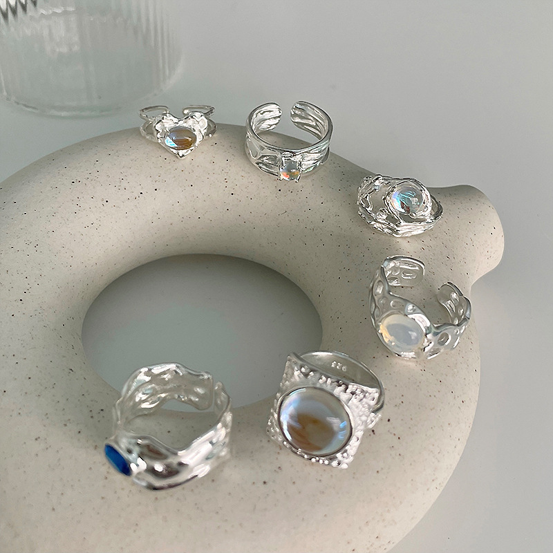 Fashion Geometric Copper Plating Open Ring