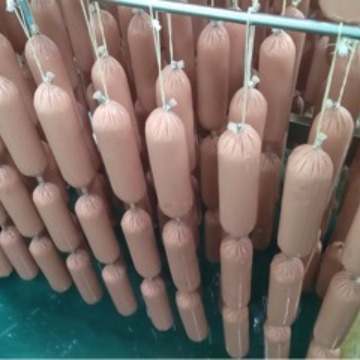纤维素肠衣烟熏色cellulose casing 40mm烟熏香肠系列天津烟熏香1