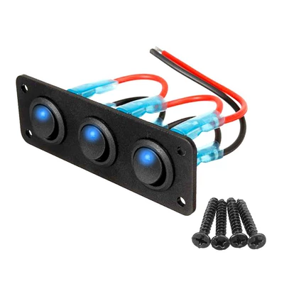 Other Car Modifications Rv Waterproof Cat-Eye Switch - 3-bits