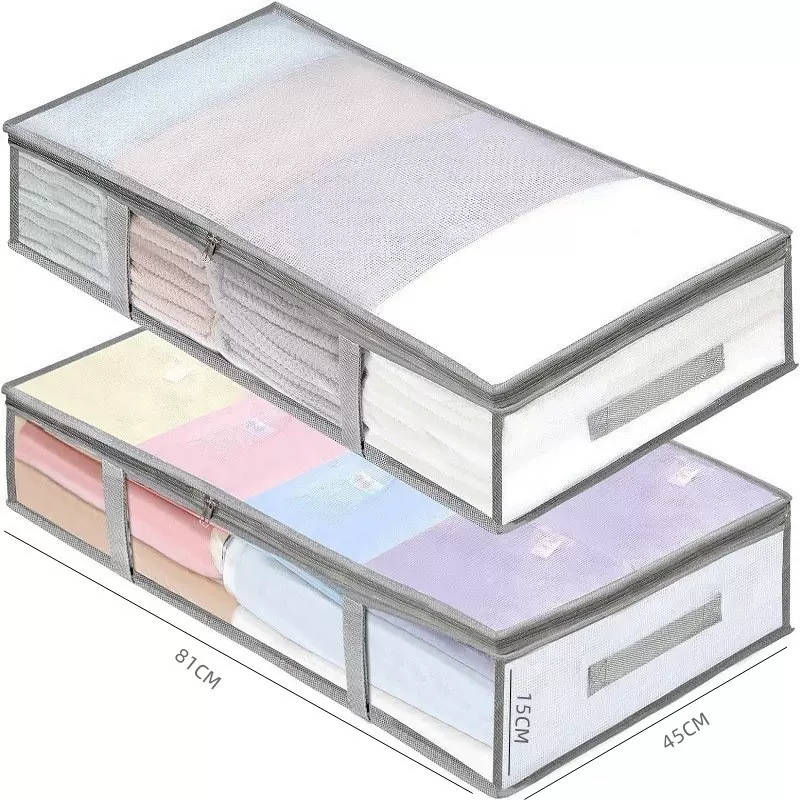 床底收纳箱被子收纳袋衣服玩具可折叠pvc袋子衣柜整理箱防尘收纳
