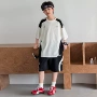 拼色新款男童短袖休闲装