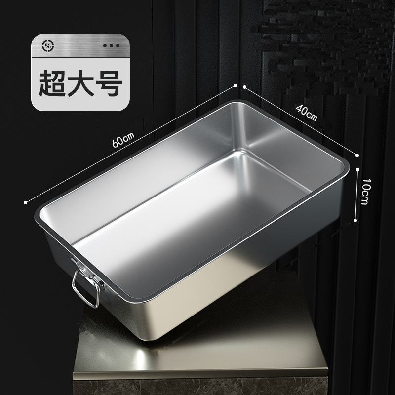 손잡이가 있는 고양이 배변 상자 [짧은 모델] 60*40*10 (12.5kg 적용 가능) - 무료 스티커