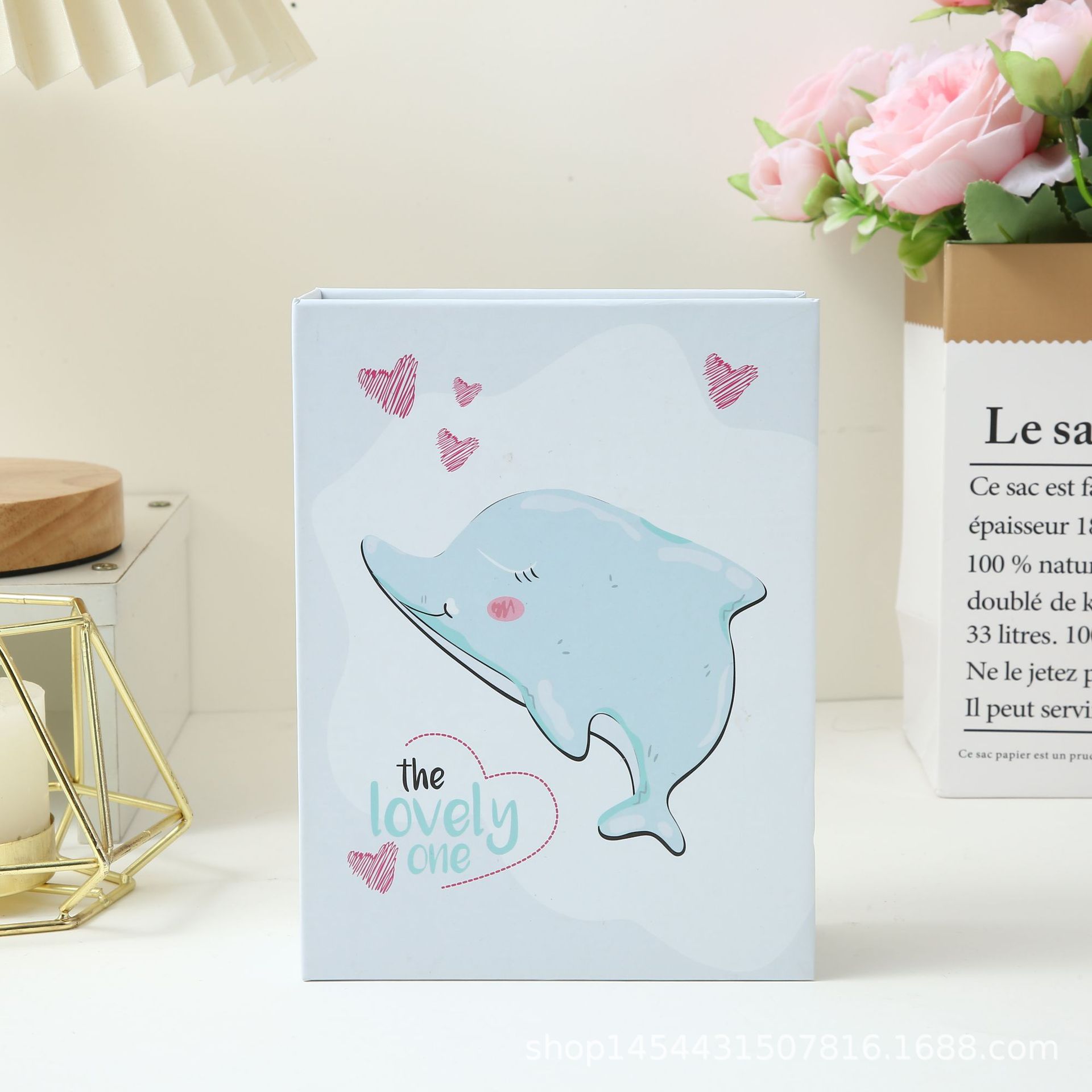 Álbum de fotos infantil de dibujos animados, grande, de 6 pulgadas, 100 páginas, 6 estilos, laminado, con páginas interiores de PP de 6 pulgadas, tipo inserto, regalo navideño