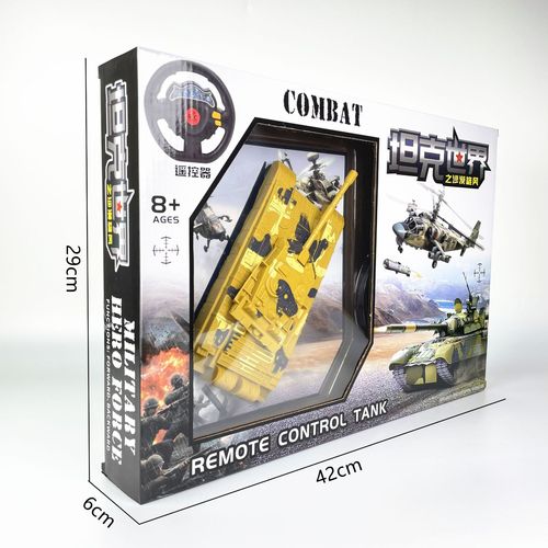 Children's Boy Toys Electric Remote Control Tank 2-Way Steering Military Model Gift Market Wholesale