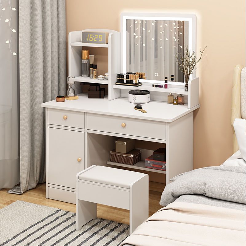 Tocador Dormitorio Red de Internet Mesa de maquillaje Gabinete de almacenamiento Mesa de tocador integrada Estilo ins Tocador multifuncional al por mayor