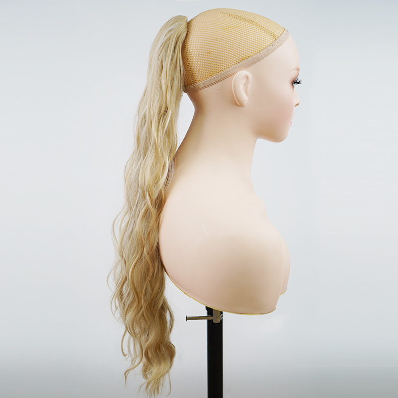 Usine en gros commerce extérieur transfrontalier européen et américain fibre chimique haute température perruque de soie queue de cheval vague d'eau cordon_voghion.com