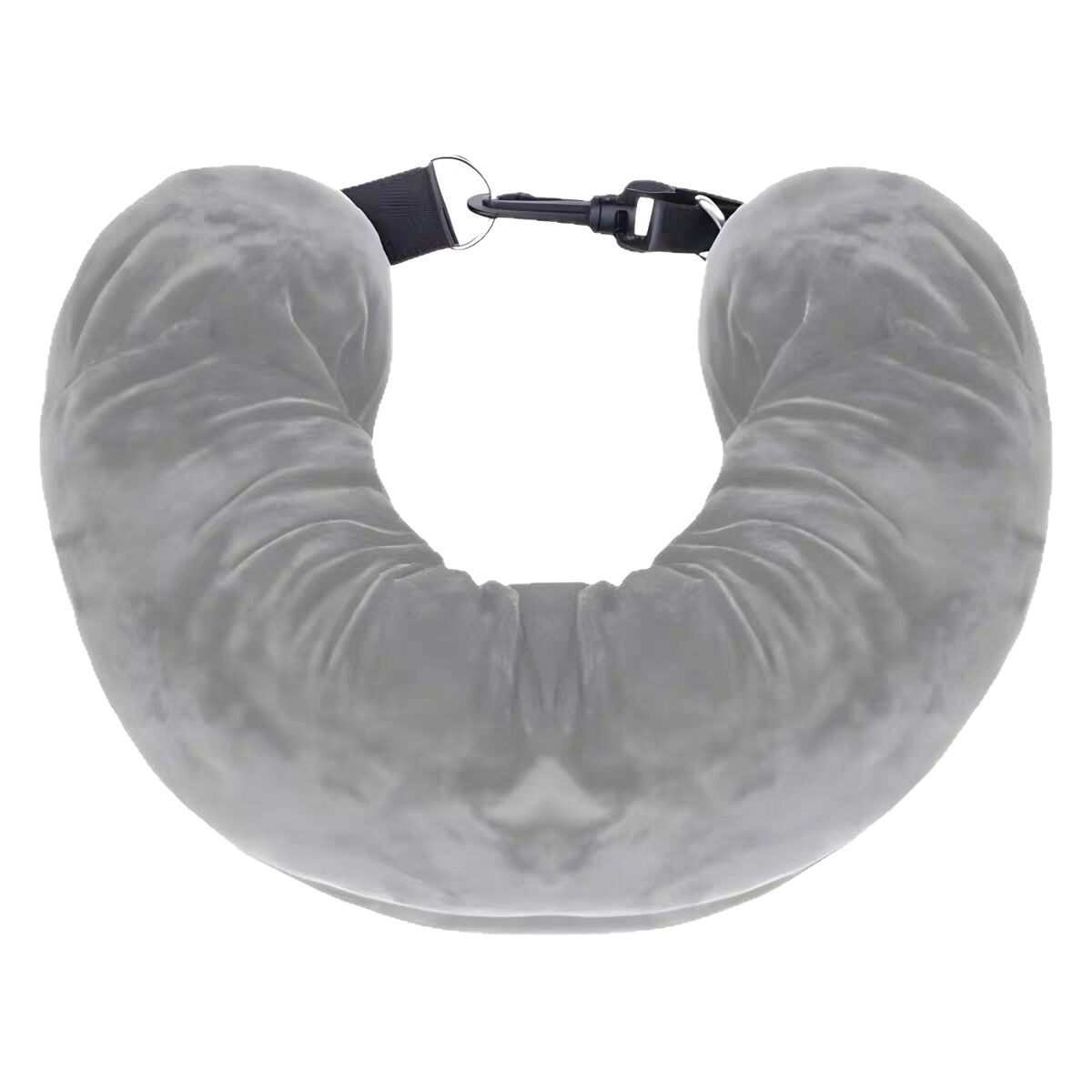 Nuevo avión de navegación barata portátil relleno de viaje en forma de U almohada de cuello almohada funda de almacenamiento de equipaje peluche image 6