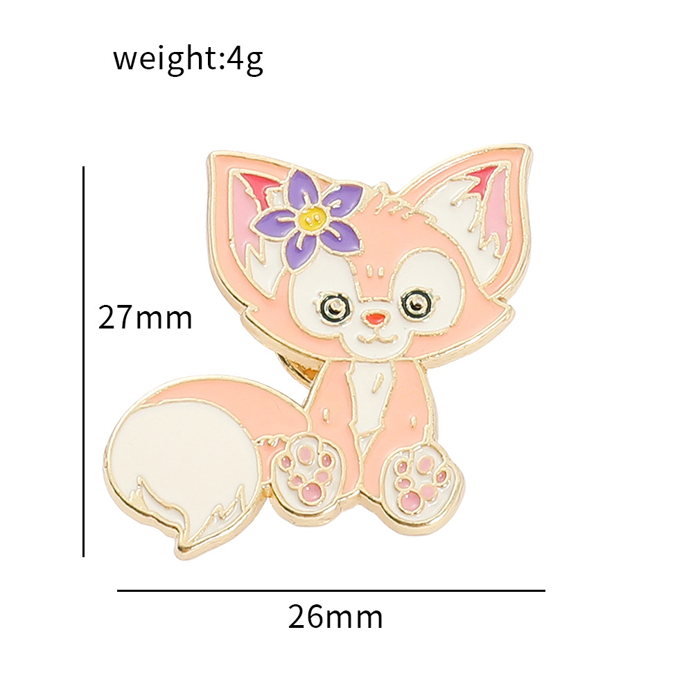 Venta caliente cien Sanrio serie de metal broche de dibujos animados coolomi Yugui perro KT gato todo-fósforo de moda insignia