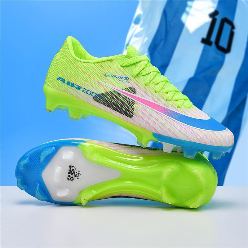 Zapatillas de Fútbol de Caña Baja de KPU y TPU Transpirables para Césped Artificial y Natural