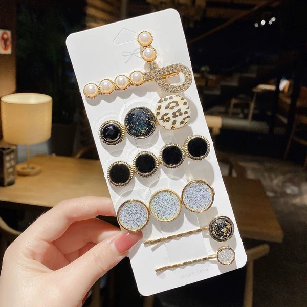 70# black round 6 piece set