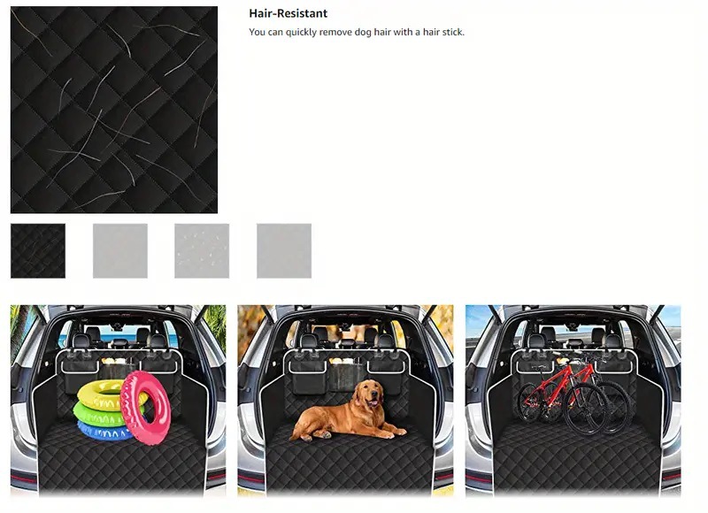 Cross-Border Car Pet Trunk Mat, Anti-Dirt Mat for Pets When Going Out in the Car, Universal Car Pet Mat